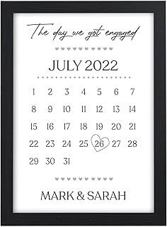 Beecreative Engagement Gifts, Engagement Gifts For Couples, Engagement Presents, Congratulations Gifts, Gifts For Fiance, She Said Yes, Engagement Frame