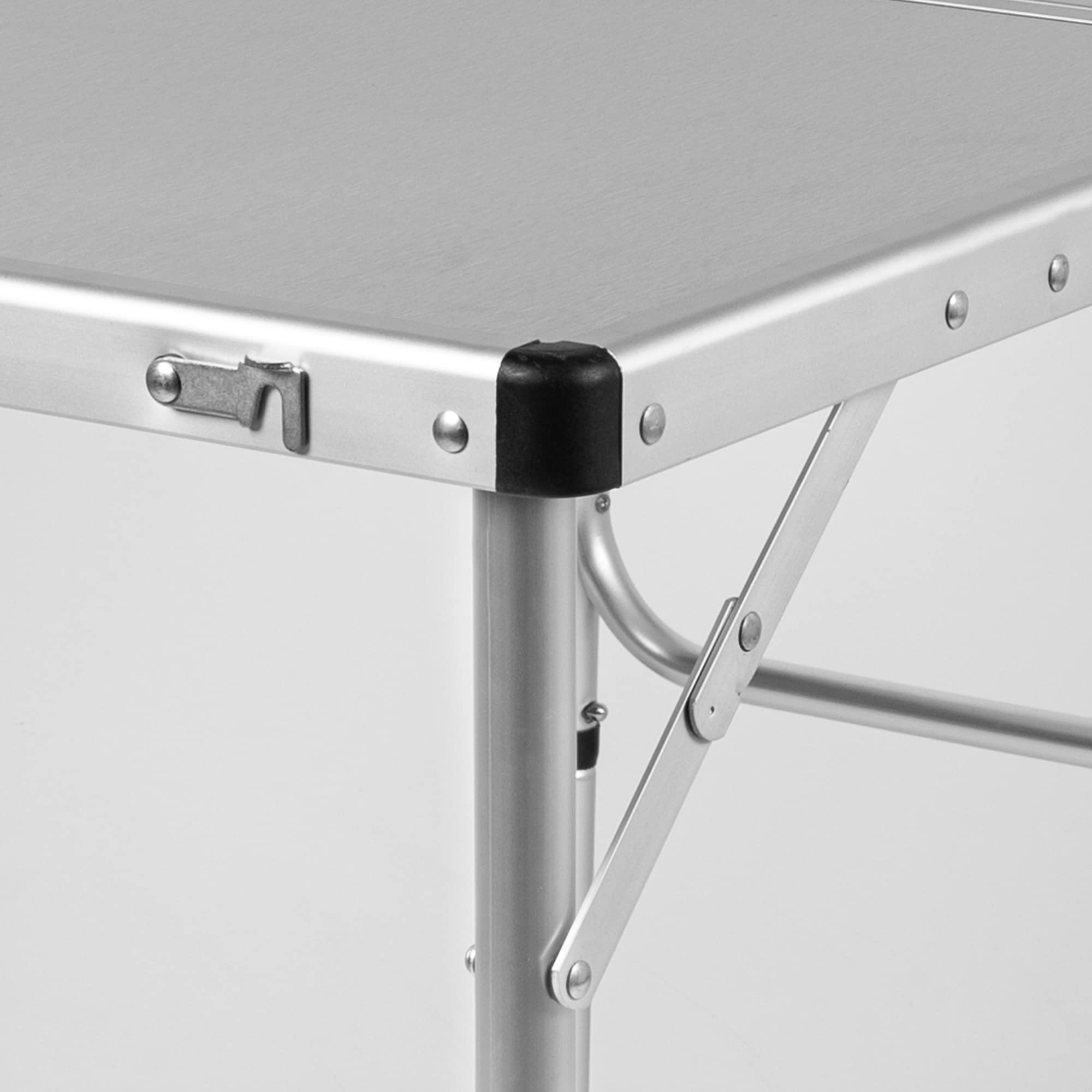 Draagbare Opvouwbare Campingtafel, Aluminium Lichtgewicht Tafel met Handvat voor Outdoor, Camping, Picknick, BBQ en Binnen
