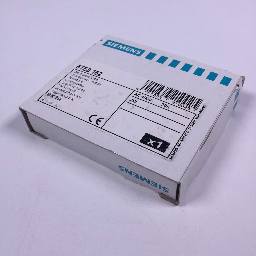 Siemens 5TE8162 Toggle Switch, D=70MM 20A 2W, White - Image 4