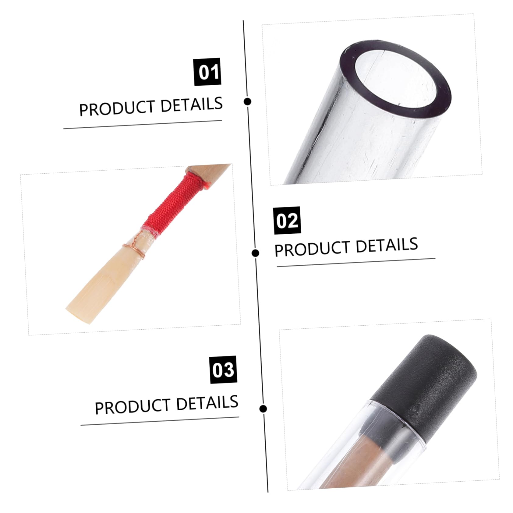 TOYANDONA 12pezzi Ance Professionali Per Oboe Legno Con Scatole Di Stoccaggio Reeds Per Oboe Accessori Strumenti Musicali Per Musicisti Professionisti