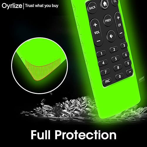 Vista 4 de Funda protectora para XRT140 Vizio Smart TV, soporte de silicona para XRT140 LED QLED HD UHD TV, control remoto, a prueba de golpes, protector