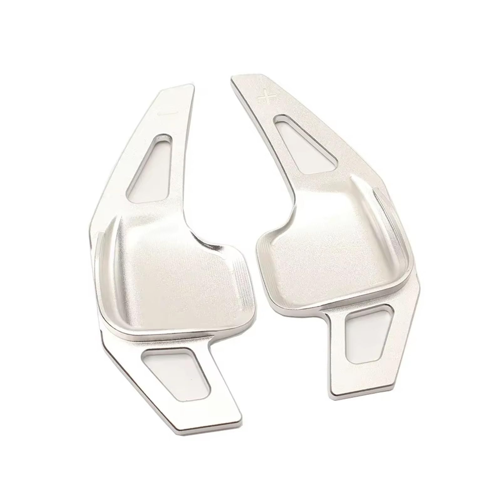 Caqrbcx Silver Paddle Shifter Extensions Compatible With Bmw For X1 2012-2018 For X2 2018 For X3 2011-2017 Car Steering Wheel Paddle Shifter