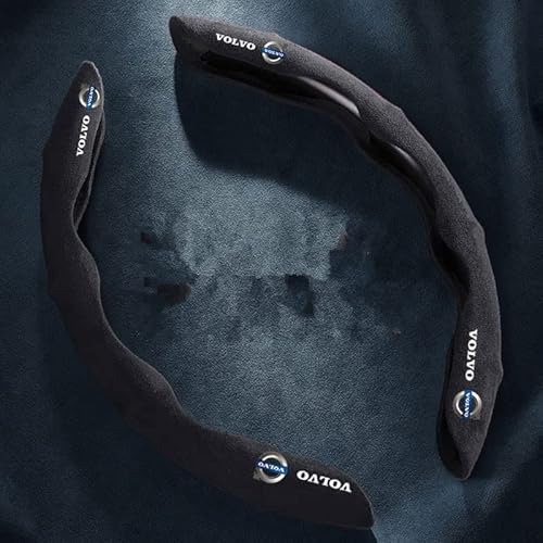 ボルボ ハンドルカバー ハンドル 保護カバー V60 V90 S90 XC40 XC90 C70 XC90 XC60 S60L S60リシエンタ 全シリーズ対応 ステアリングカバー スエード調生地 おしゃれ 汚れ防止 滑り防止 ホイールカバー 内装パーツ