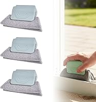 Vista 14 de Limpiador mágico de rieles de ventana, juego de herramientas de cepillo de limpieza de ranura de ventana, juego de herramientas de limpieza