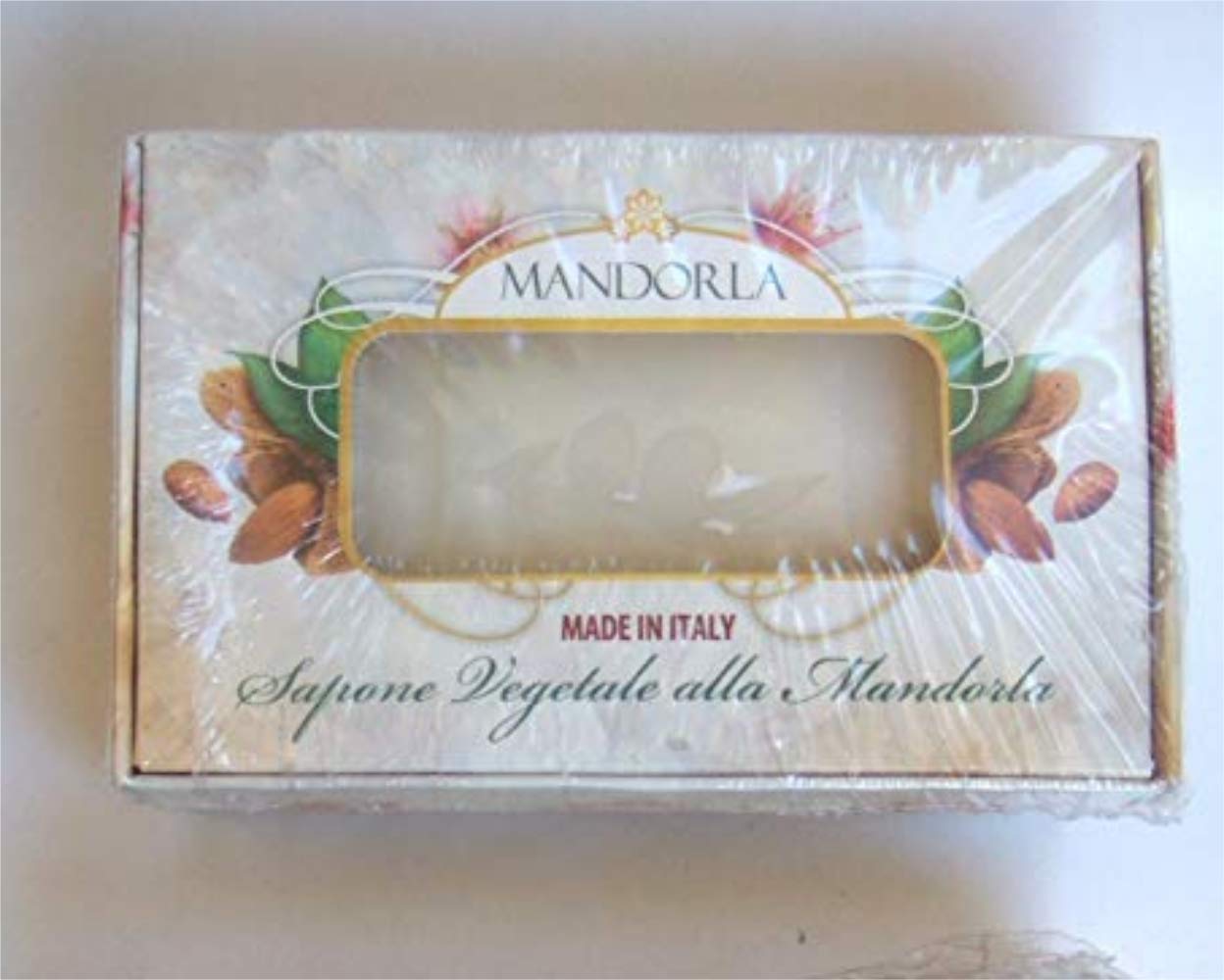 Saponificio Toscano 1919: Vegetable Soap, Almond Scent 180g/6.35oz [ Italian Import ]