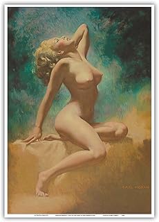 Marilyn Monroe - Lady in the Light - Vintage Pin Up Girl Print by Earl Moran c.1946 - Master Art Print 10in x 14in