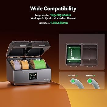 フィラメントドライヤー Creality SpacePi X4 Creality Space Pi X4 フィラメントドライヤー 4 スプール