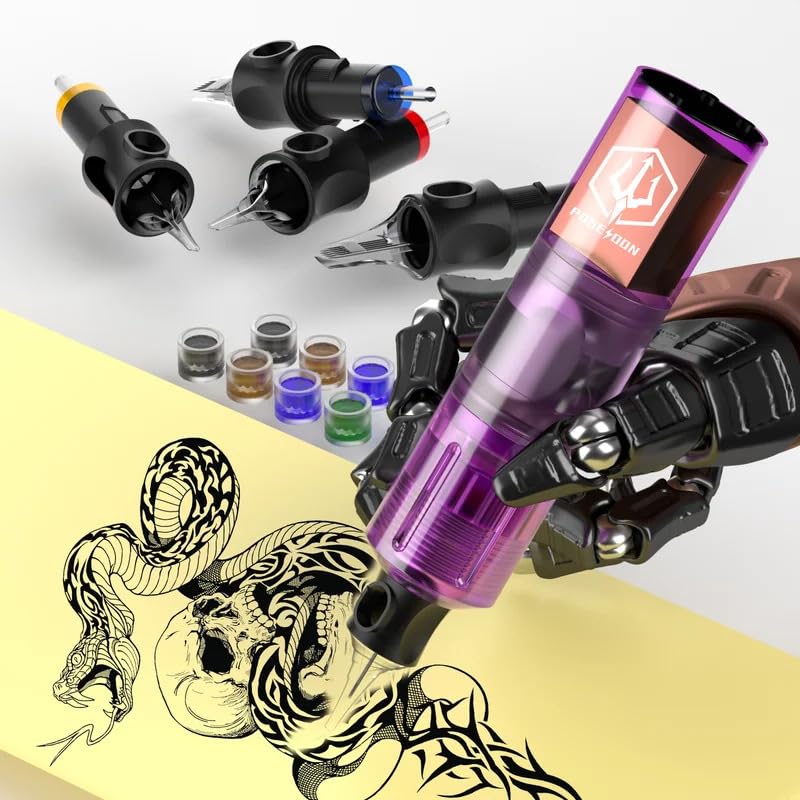 High Power Tattoo Pen Kit For Permanent Makeup Tattoo Machine Kit Wireless Supply Kit