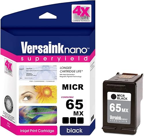 Miniatura 1 de -Nano 65 MX Cartucho de tinta MICR negro para impresión de cheques