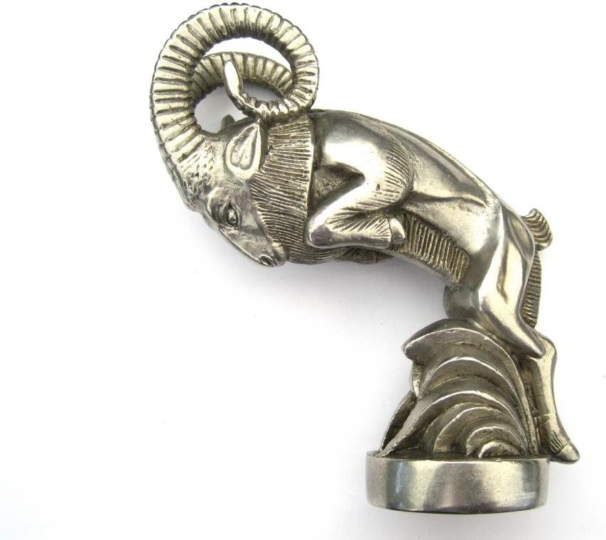 Engineering Art Deco Goat Hood Ornament 244