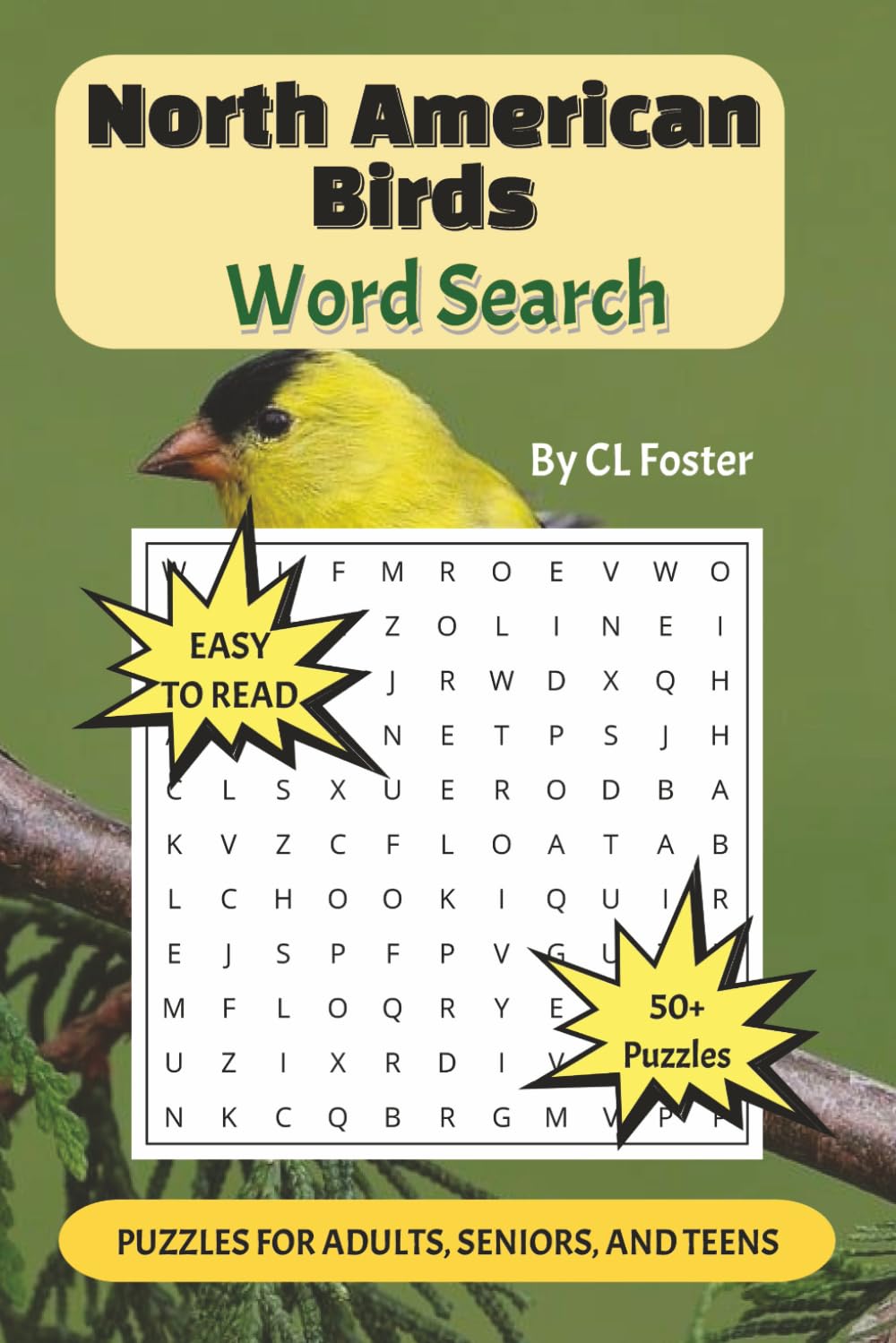 North American Birds Word Search