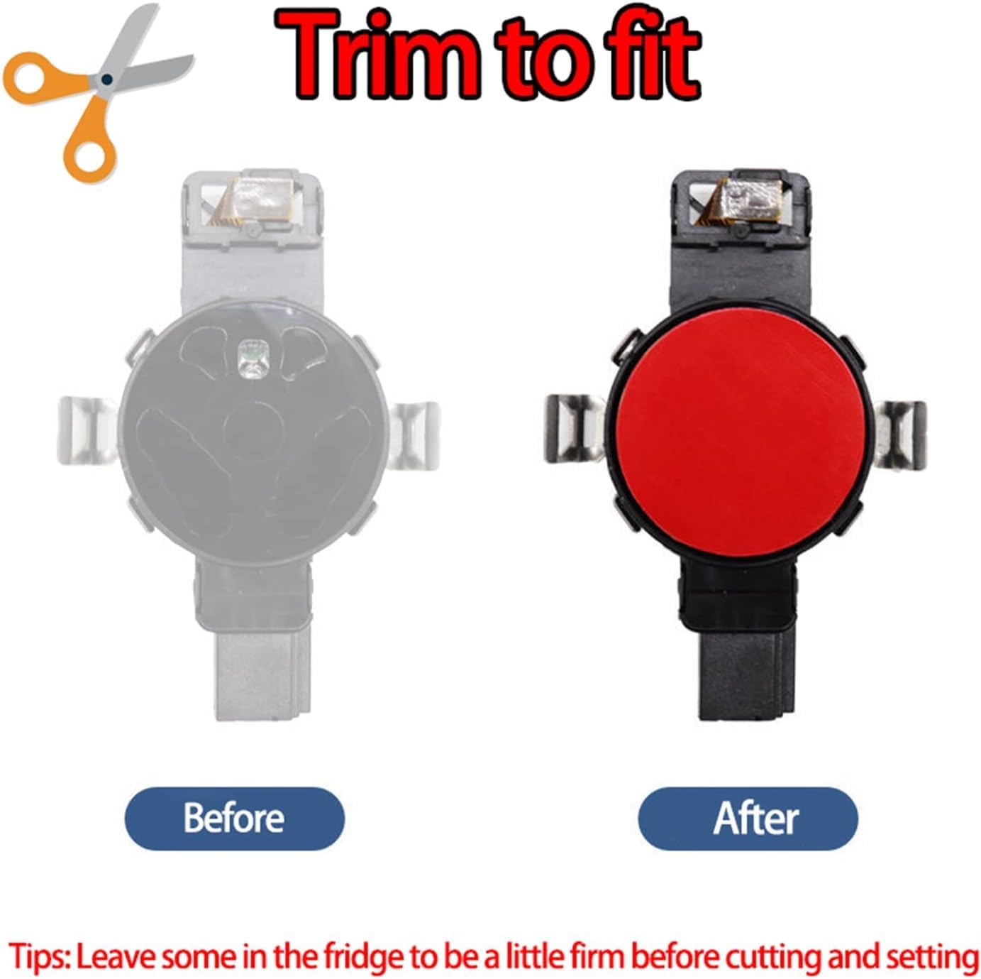 4 cuscinetti in gel con sensore di pioggia, in silicone, per parabrezza, kit di riparazione per Lexus, Toyota Ford, VW, Skoda Land Rover BMW, Chevrole Jeep e altre marche