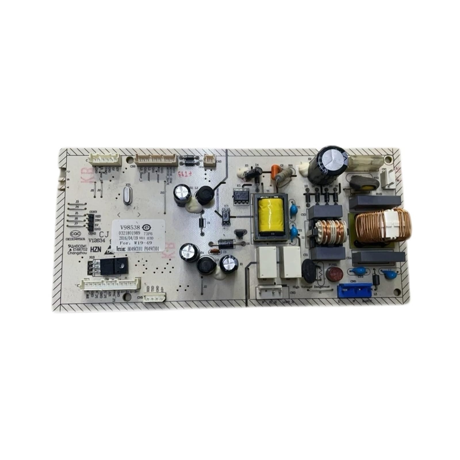 Refrigerator Motherboard,PCB Control Board, V98538 0321801989 / W19-49 Refrigerator Parts