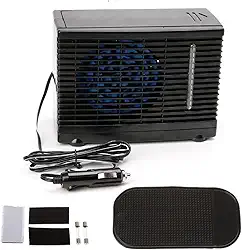 Leolarmen Ventilador De Ar Condicionado Automotivo 12V, Resfriamento Portátil, Acendedor Cigarros, Mini Refrigerador Água Evaporativa