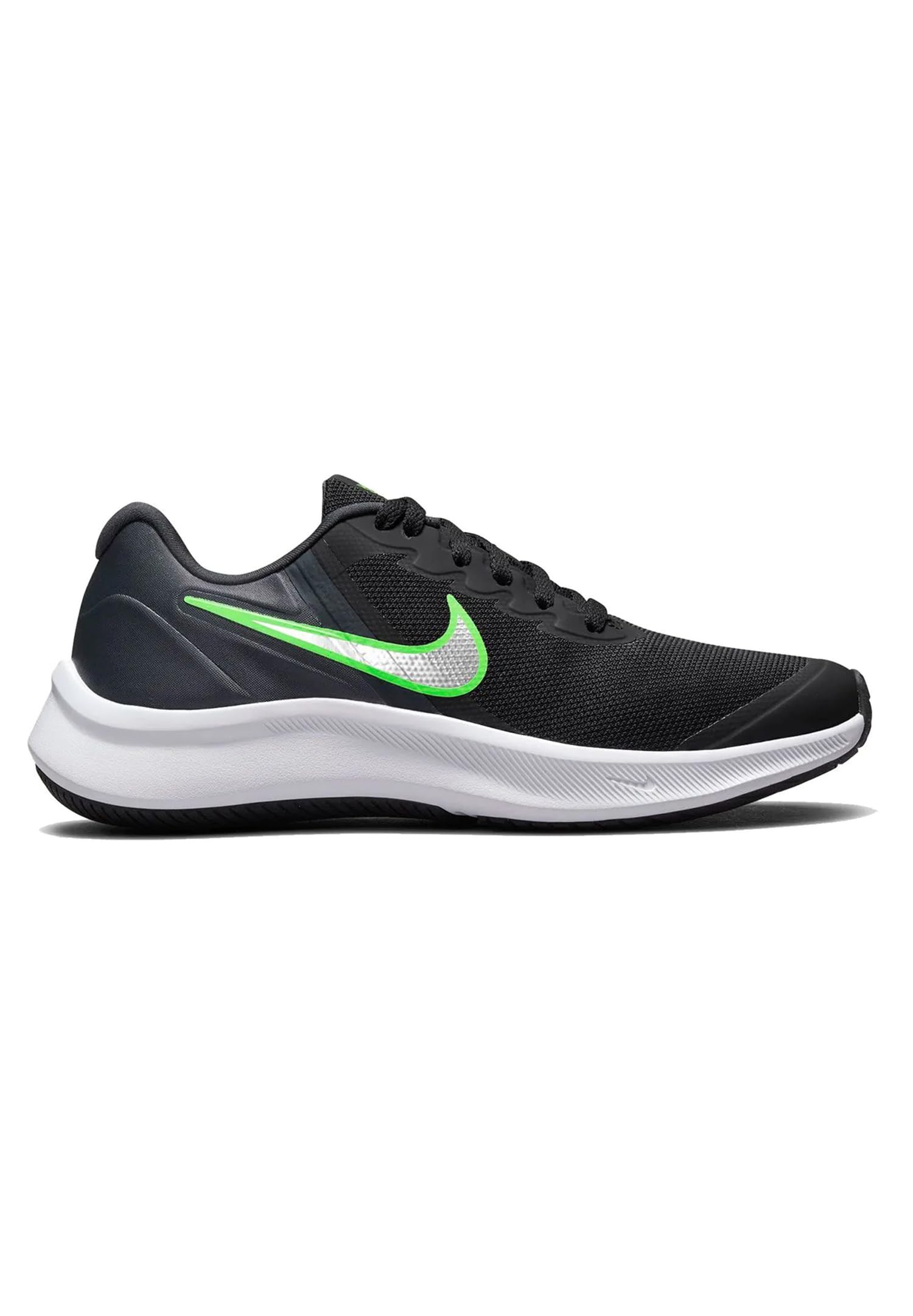 Nike Star Runner 3, Sneaker Mixte, Black Chrome DK Smoke Grey, 35.5 EU