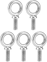 Vista 11 de QWORK Perno de Ojo de Maquinaria, Paquete de 10 de 1/2" -13 x 1-1/2" Grado Marino Acero Inoxidable 304, Anillo de Elevación Perno de Ojo Roscado