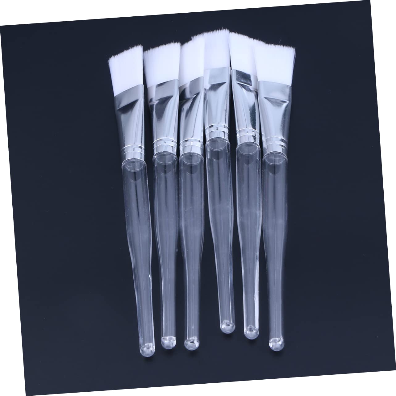 Ipetboom 192pièces Brosse Applicatrice Cristal Transparent Pour Masque Visage Outils Professionnels Pour Application De Masques Et Soins Peau