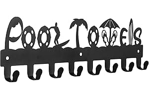 Kuhome Outdoor Pool Towel Rack: A Premium Accessory for Poolside Ambiance