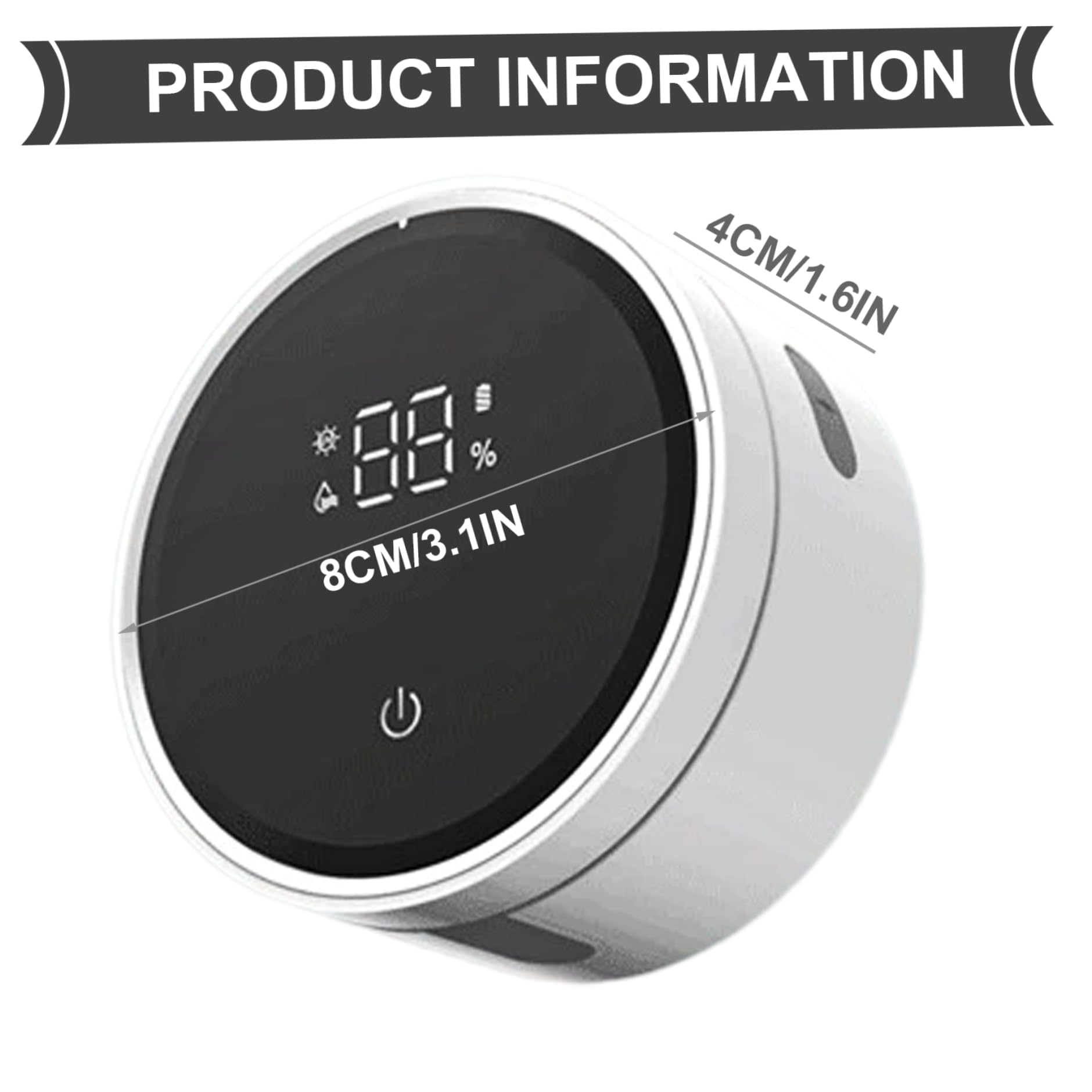 Soporte Inteligente para cepillos de Dientes UV, Limpiador de cepillos de Dientes eléctrico montado en la Pared con Secado automático, Pantalla LED, Sensor de Movimiento - Organizador de baño para