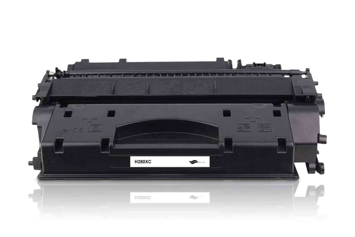 LCL Compatible Toner Cartridge For HP 80X CF280X High Yield (1-Pack, Black) For HP Laserjet Pro 400 M401a M401d M401n M401dn M401dw M401dne Laserjet Pro 400 M425dn M425dw