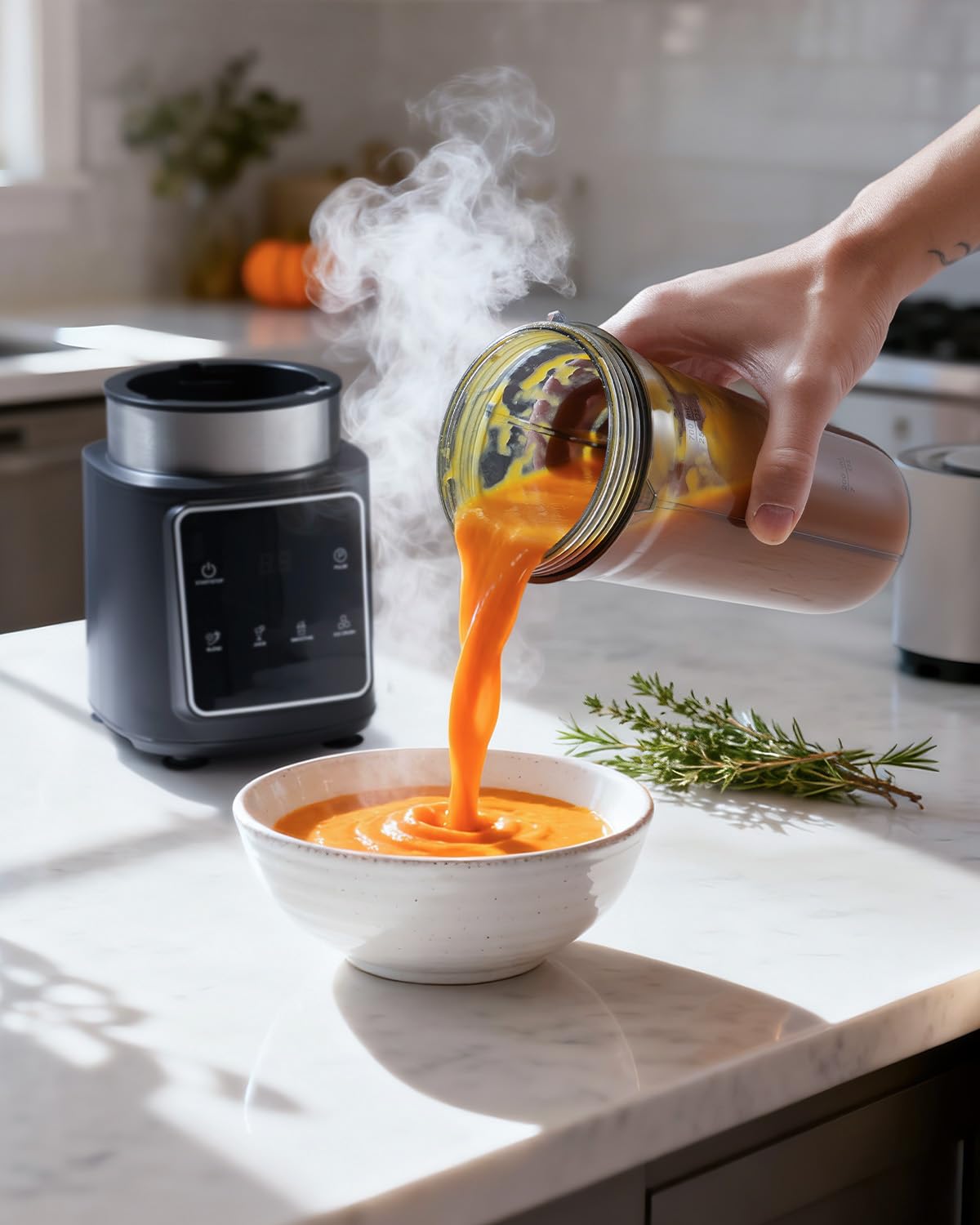 Standmixer, 1500 W, Eisknackmesser 6-Klingen FüR Mixer, Smoothie Maker Mit 4 Programme + Pulsfunktion, 2 * 900 ml Flasche, FüR Smoothies, Milchshakes Und Zum Einfrieren Von Obst