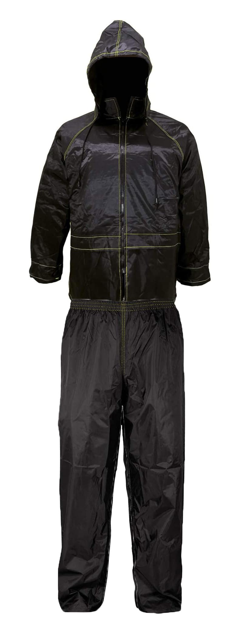 Susy Shop Combinaison de pluie complète, imperméable, pour moto, scooter, vélo, coupe-vent avec capuche, en différentes tailles