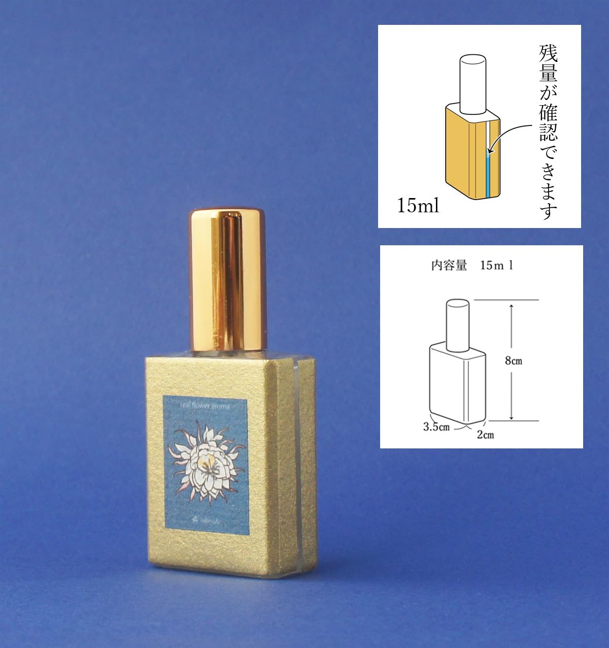 Amazon.co.jp: 嗅ぐ楽しみ リアル花ノ香 月下美人15ml 花アロマ香水