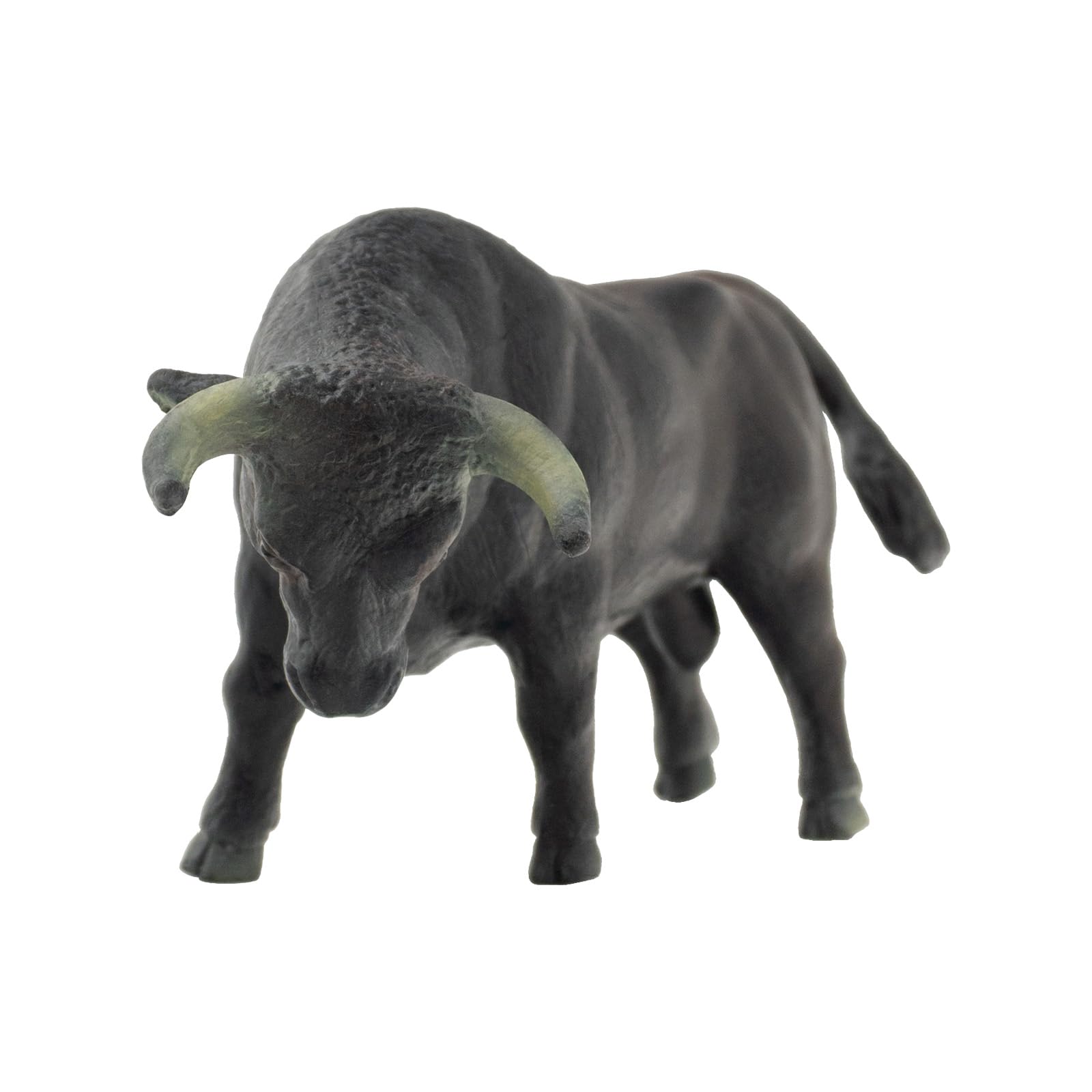 Bullyland 62567 - figurka do zabawy czarny byk Manolo, ok. 15,5 cm duża figurka zwierzęcia, wierna w szczegółach, bez PCW, idealna jako figurka na tort i mały prezent dla dzieci od 3 lat
