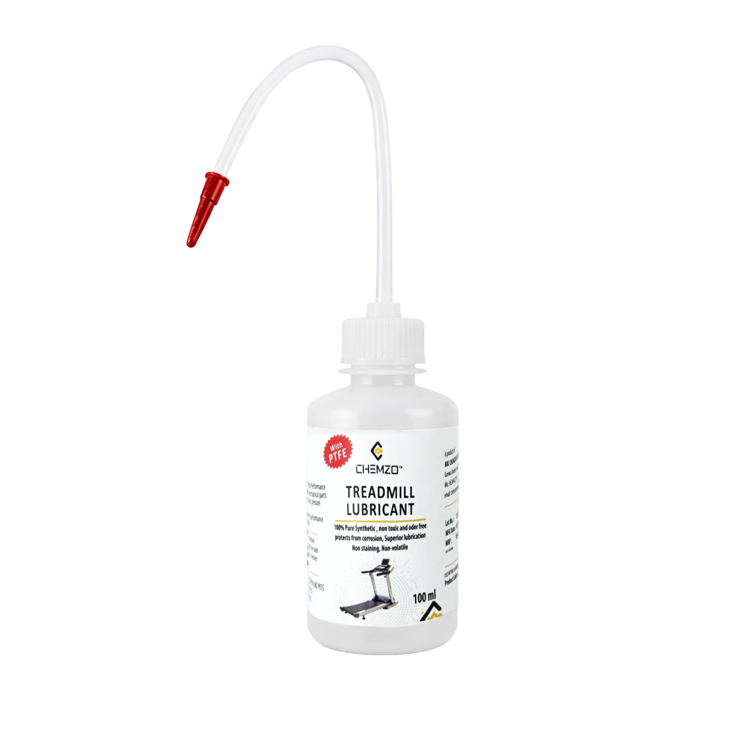 Treadmill Lubricant Oil 100ml | Extra Long Control Flow Applicator | Easy-Use Silicone Oil for All Treadmills & Fitness Equipment-image-42