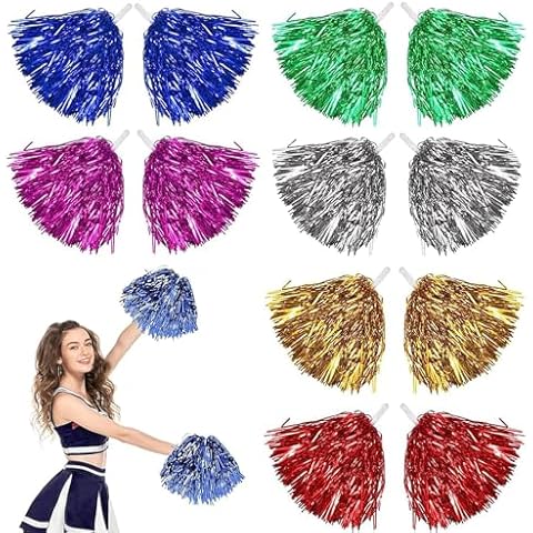 12Pcs Cheerleader Pom Poms Set thumbnail