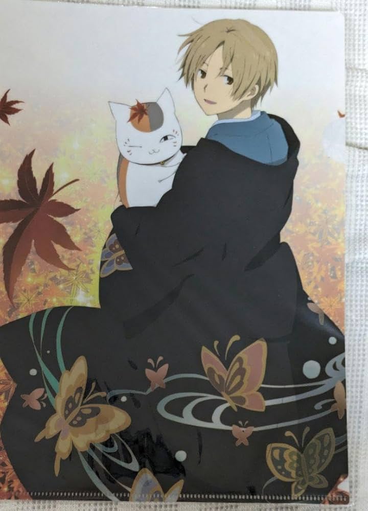 Amazon.co.jp: クリアファイル 夏目貴志 ニャンコ先生 夏目友人