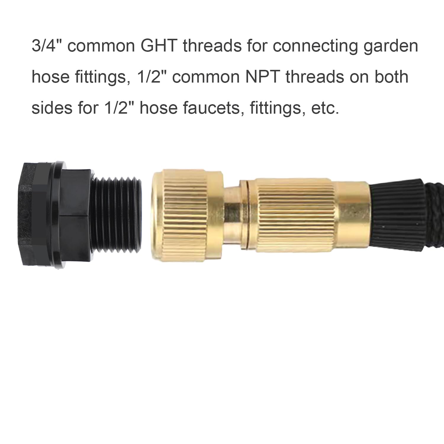 Penitue 4pcs Bulkhead Fitting with Plugs - Image 3