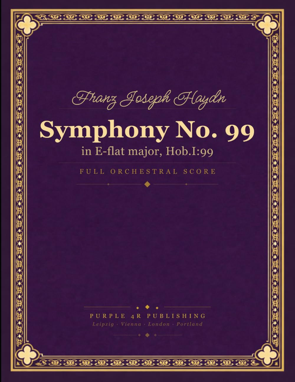 Haydn: Symphony No. 99 in E-flat major, Hob. I:99 - Full Orchestral Score