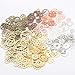 Czorange 100 Gram Mixed Color DIY Metal Steampunk Gears Charms Pendant Clock Watch Wheel Gear for Crafting Jewelry Making Accessory