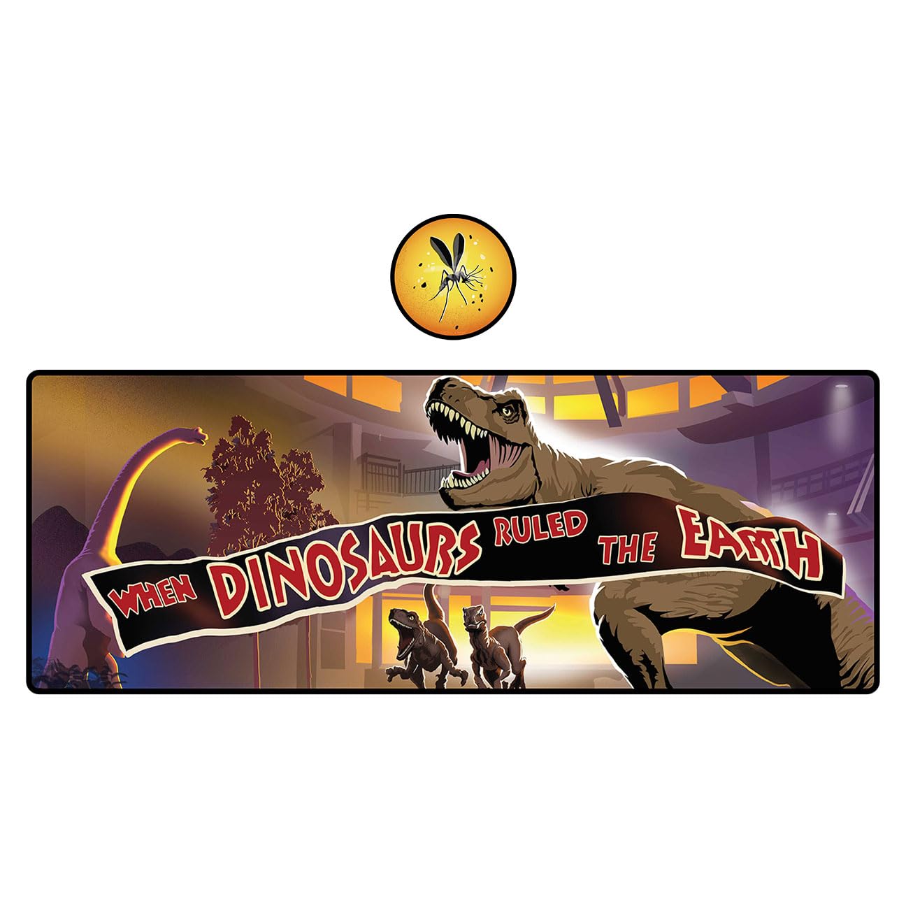 Jurassic Park XL Set sottomano e sottobicchiere