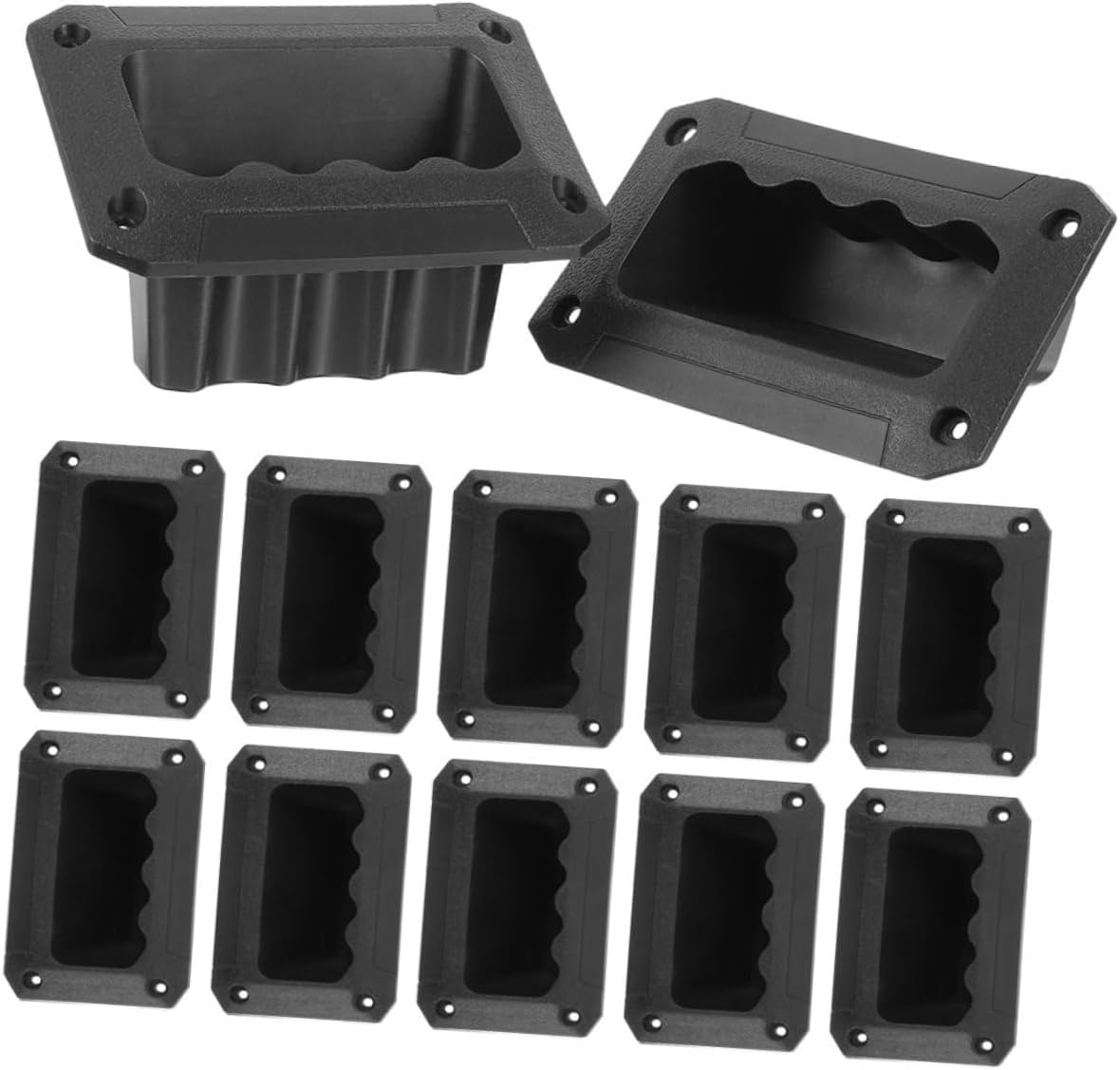POPETPOP 36pcs Plastic Recessed Speaker Handle Small Handle for Audio Speakers Strong Construction Easy to Carry Versatile Use for Cabinets and Equipment