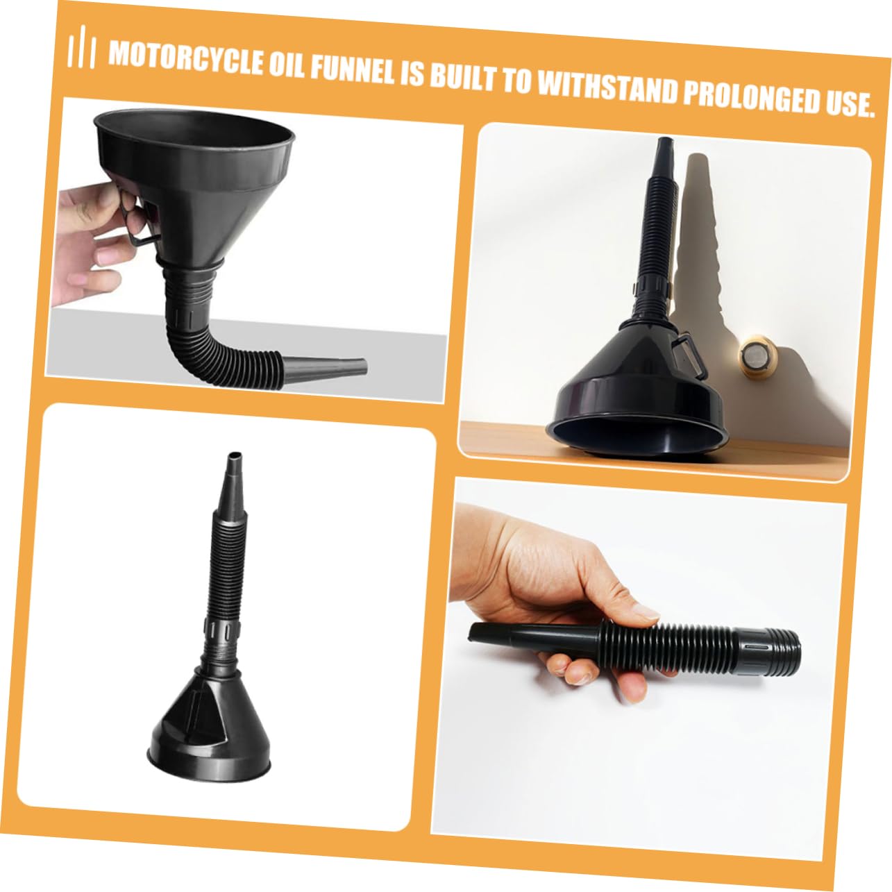 2piezas Embudo De y Combustible Para Motocicletas y Automóviles De Versátil y Resistente Para Trasvase De Fluidos Filtro