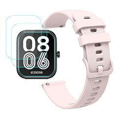 Futanwei IDW25 Smartwatch Accessories - Quick Release Watch Band with 3 Pack Screen Protector Not Glass Replacement Bands