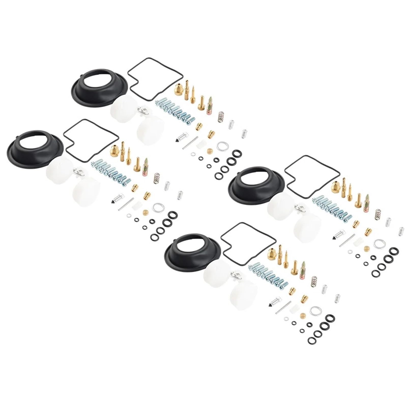 Kit De Reparación Carburador para Motocicleta 4 Juegos con Flotador Diafragma para V45 para Magna para VF750S para VF750F