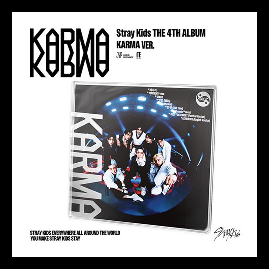 LIMITED.) STRAY KIDS KARMA The 4th Album KARMA Ver. / CD-R+Book+2