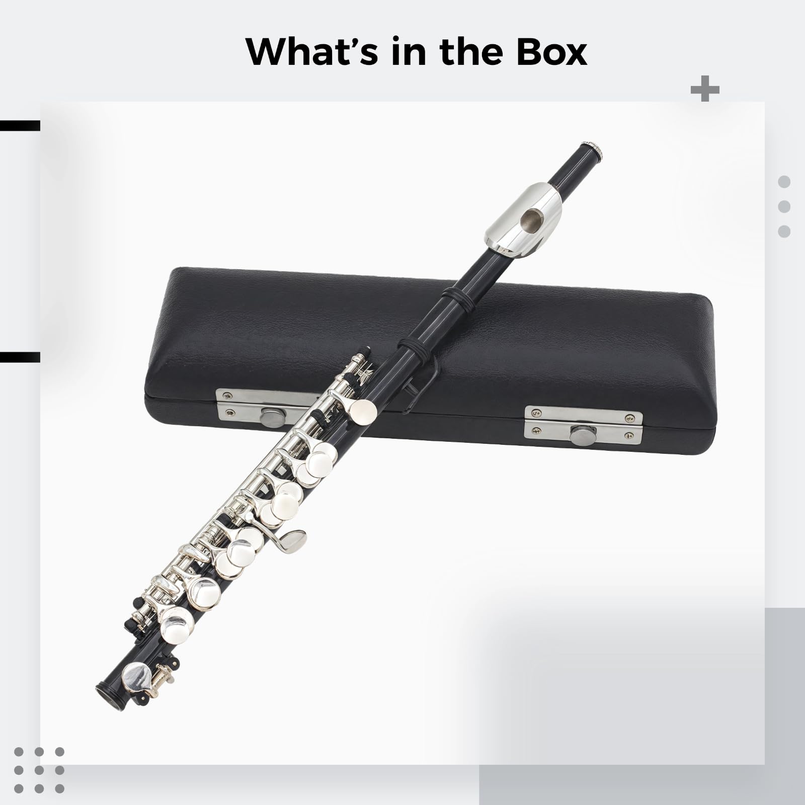 Principiante Piccolo, 16 fori E Key C, perfetto per lezioni di musica e spettacoli, include custodia protettiva e accessori