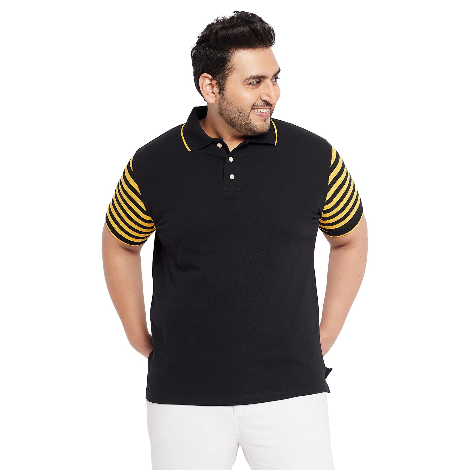 BigbananaBig & Tall Men's Regular Fit Polo Tshirt