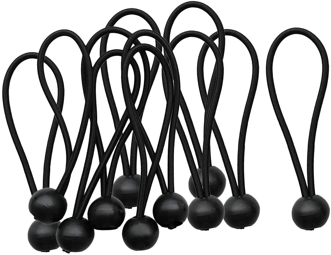 SakonGJie Ball Bungee Cords, 20Pcs 5.9Inch Tent Fix Rope for Fix Various Small Tools and Tents