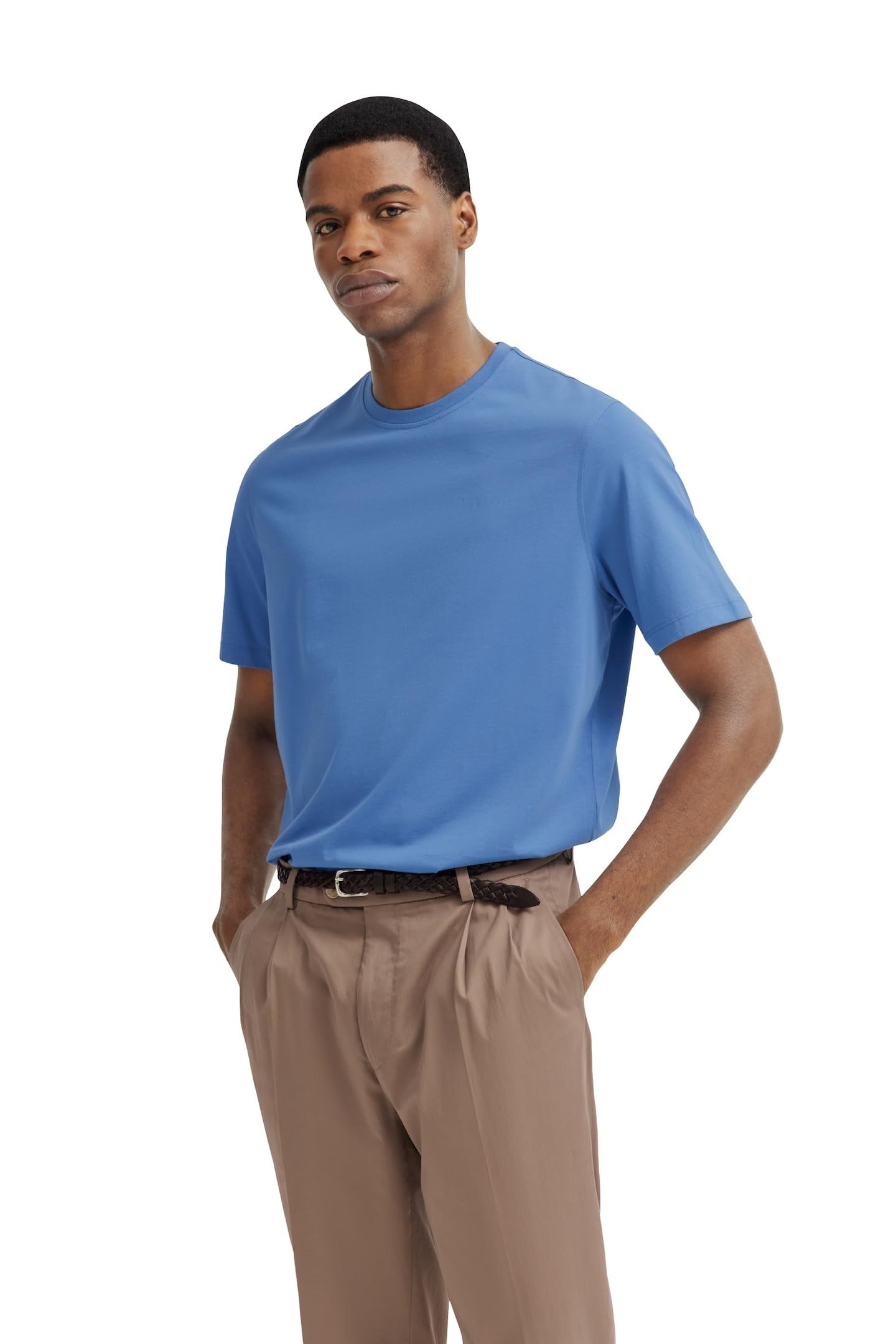 bugatti Men's T-Shirt, 340-Blue-Grey, XL
