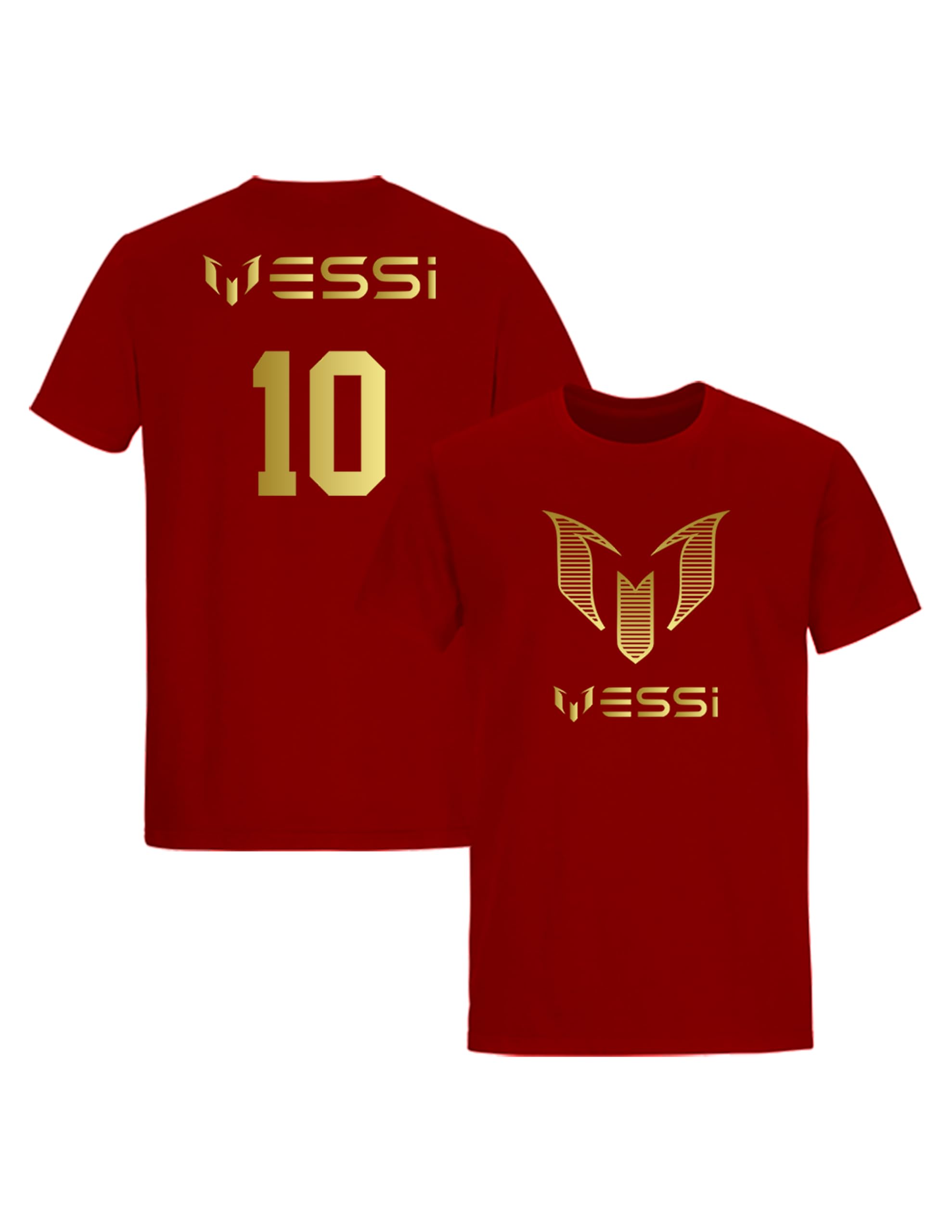 Daily Apparel Inspired Messi #10 Goat Unisex Soccer T-Shirt - Inspired Jersey Design | Ideal Football Gift for Kids & Adults