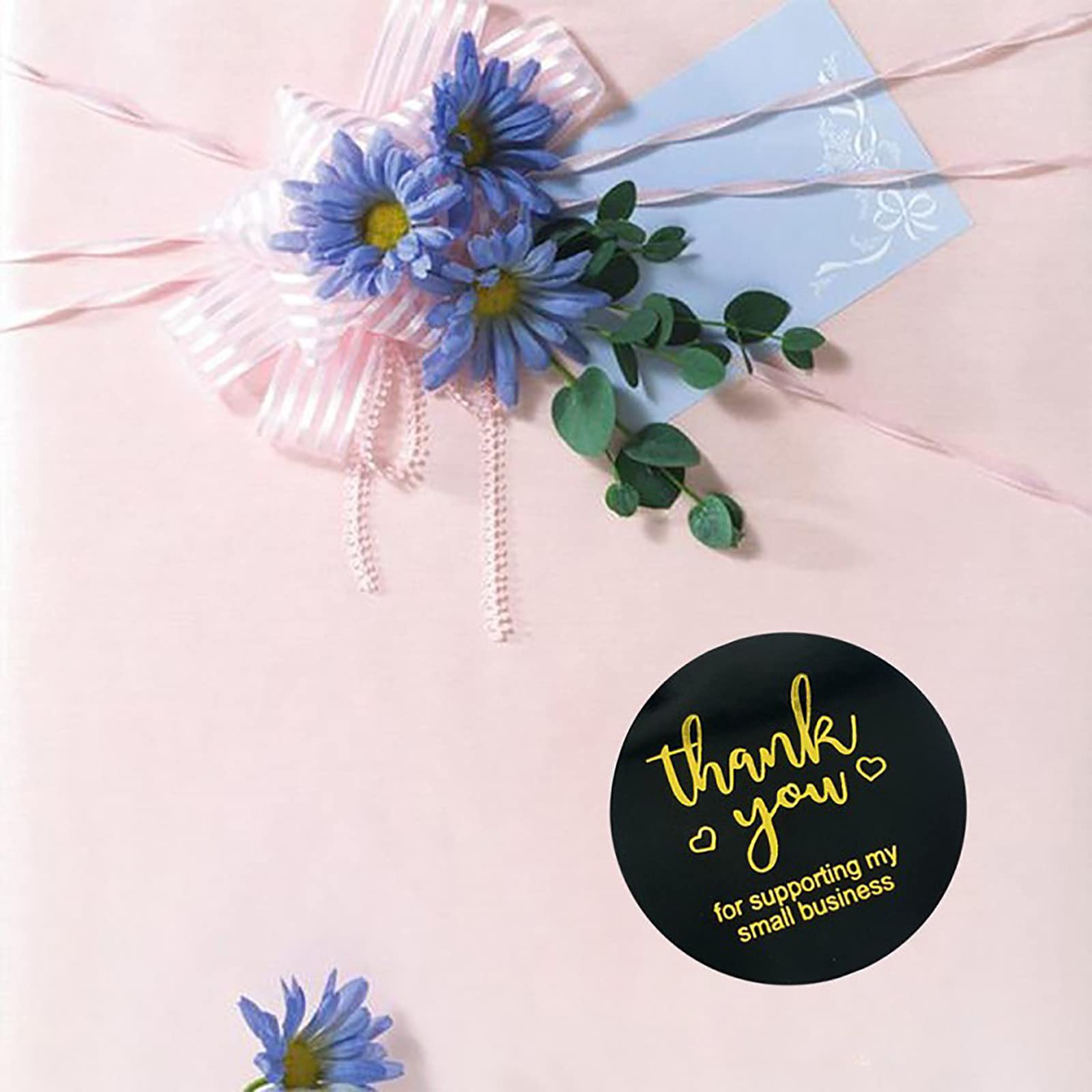 Amazon | SHULLIN 直径25mm ギフト Thank you ラベル ステッカー 感謝