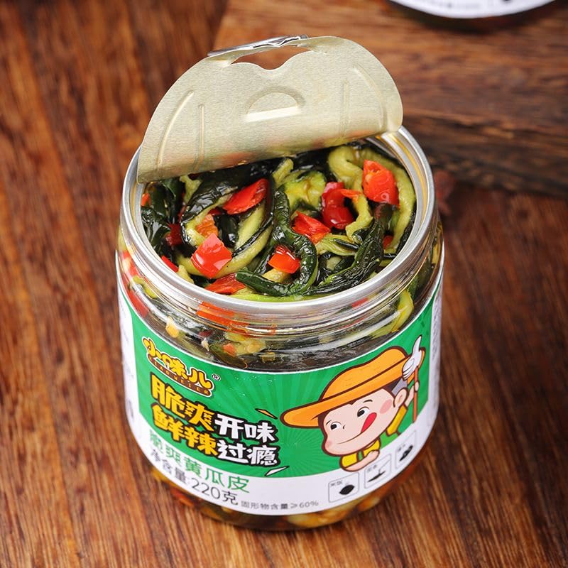 Miniatura 3 de Encurtidos caseros, verduras en escabeche chinas, rábano seco crujiente picante, chile gongcai, guarniciones para el desayuno, Aperitivo picante