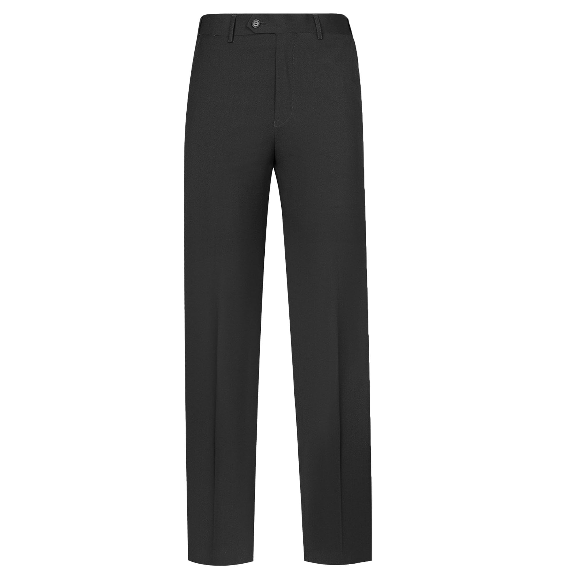 Męskie spodnie garniturowe slim fit stretch prosty zamek błyskawiczny rozszerzana talia sukienka spodnie przytulne odporne na zagniecenia spodnie do sukienki dla mężczyzn