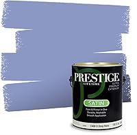 Vista 203 de Prestige Paints. - Base y pintura para exteriores en un solo galón, 1 galón. plano, comparable con Sherwin Williams Topsail.