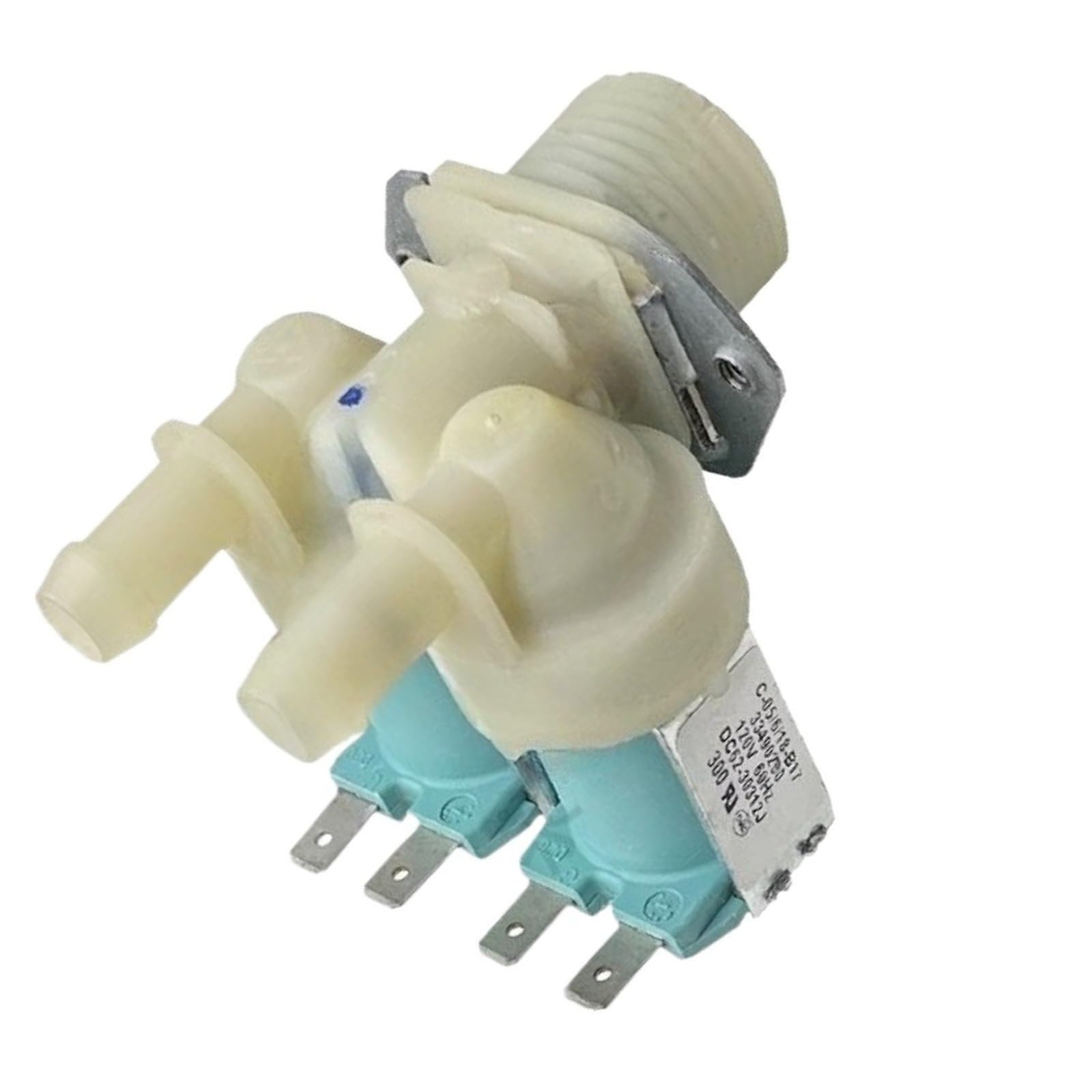 DC62-30312J C-131/19-B20 AC110 / 120V Válvula Solenoide De Entrada De Agua Eléctrica, Compatible con Samsung, Piezas De Repuesto for Lavadora